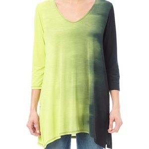 NWT Clara Sunwoo Yellow/black ombre top